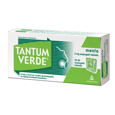 TANTUM VERDE MENTA 3MG SZOPOGATO TABL.  20X