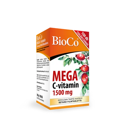 BioCo MEGA C-vitamin 1500 mg Családi csomag 100 db