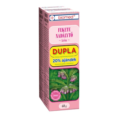 BIOMED FEKETE NADALYTO KREM 2X 60G