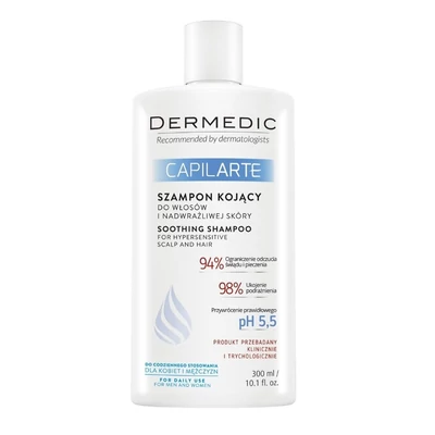 DERMEDIC CAPILARTE FEJBŐR NYUGTATÓ SAMPON ÉRZÉKENY, IRRITÁLT FEJBŐRRE 300ML