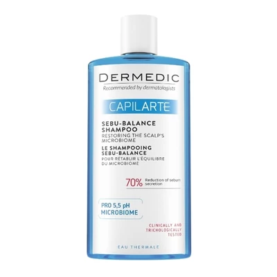 DERMEDIC CAPILARTE SEBU-BALANCE SAMPON ZSÍROS, SZEBORRHEÁS FEJBŐRRE 300ML