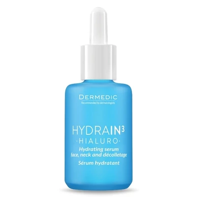 DERMEDIC HYDRAIN HIDRATÁLÓ SZÉRUM ARCRA, NYAKRA ÉS DEKOLTÁZSRA 30ML