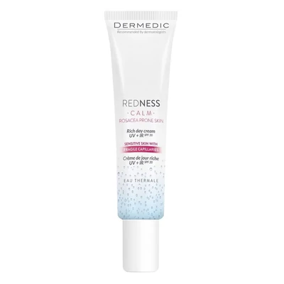 DERMEDIC REDNESS GAZDAGON TÁPLÁLÓ NAPPALI KRÉM SPF 20 + IR 40ML
