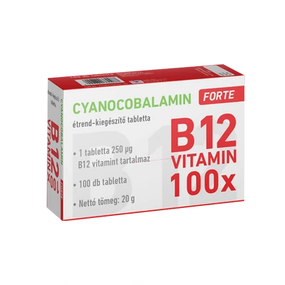 CYANOCOBALAMIN 250MCG FORTE TABL. 100X ERGO