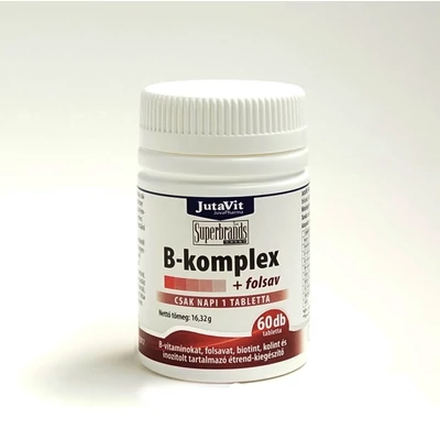 JUTAVIT (JUVITA) B KOMPLEX FOLSAV TABLETTA 60X