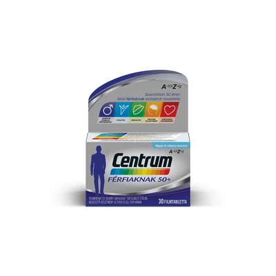 CENTRUM FERFIAKNAK 50+ A-Z FILMTABLETTA 30X