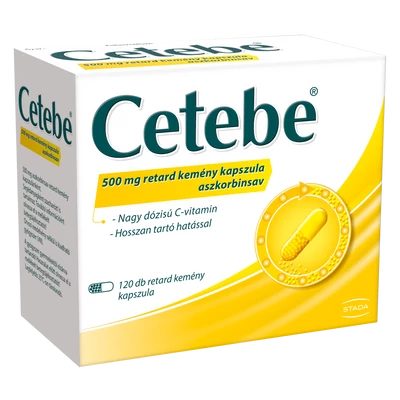 CETEBE 500MG RETARD KEMENY KAPSZULA 120X
