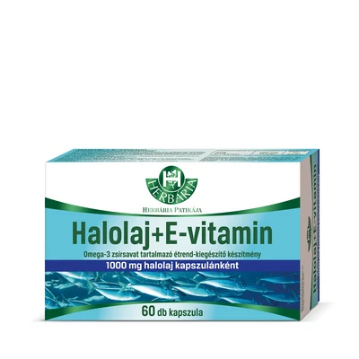 HERBARIA HALOLAJ+E-VIT.+OMEGA-3 KAPSZ. 60X