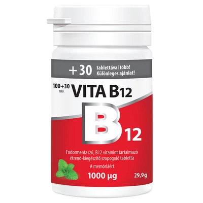 VITABALANS VITA B12 1000MCG TABL. 100+30