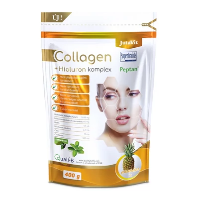 JUTAVIT COLLAGEN+HIALURON KOMPLEX ANANASZ 400G
