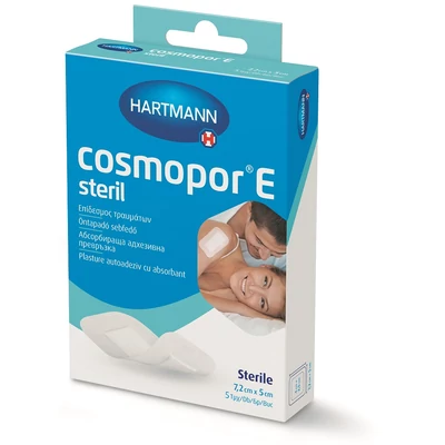 COSMOPOR(E) SEBTAPASZ 7,2X5CM STERIL 5X