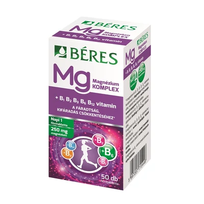 BÉRES MAGNÉZIUM KOMPLEX FILMTABLETTA 50X