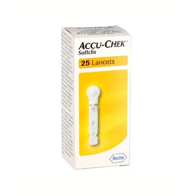 ACCUCHEK SOFTCLIX LANCETTA 25X