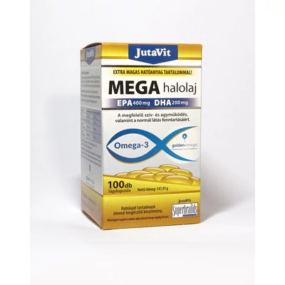 JUTAVIT MEGA OMEGA 3 HALOLAJ KAPSZULA 100X