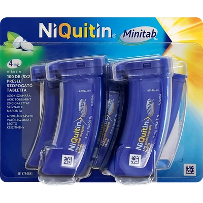 NIQUITIN MINITAB 4MG PRESELT SZOP.TABL. 5X20