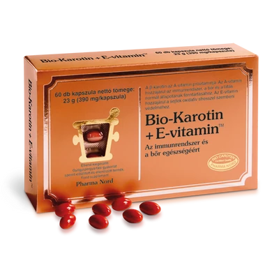 PHARMANORD BIO-KAROTIN+E VITAMIN KAPSZ 60X