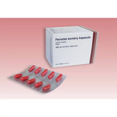 FERRETAB KEMENY KAPSZULA 100X