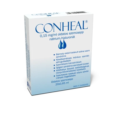  CONHEAL 0,15MG/ML OLD.SZEMCSEPP 20X0,65ML
