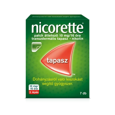 NICORETTE PATCH 10MG/16H TRANSZD.TAPASZ 7X