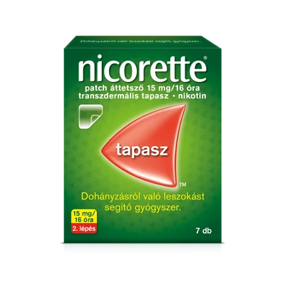 NICORETTE PATCH 15MG/16H TRANSZD.TAPASZ 7X