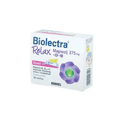 BIOLECTRA RELAX +B +C CITROM ÍZŰ GRANULÁTUM 20X