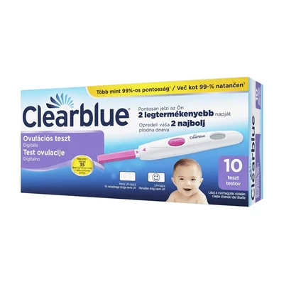 CLEARBLUE DIGITÁLIS OVULÁCIÓS TESZT  10X