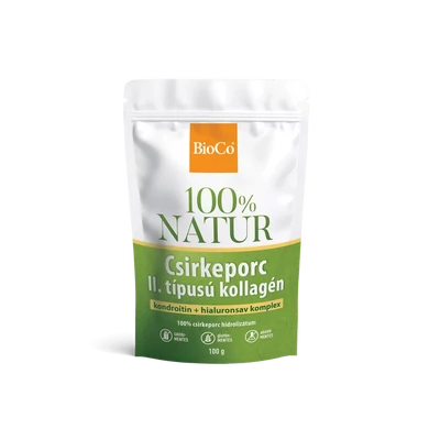 BioCo 100% NATUR Csirkeporc II. típusú kollagén tasakos por 100 g