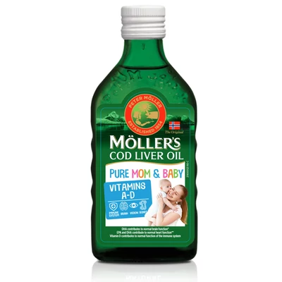 Möller’s Baby omega-3 halolaj A- és D-vitaminnal 250ml