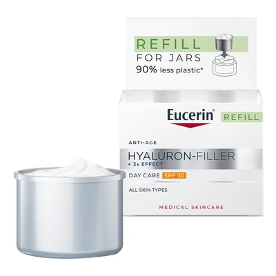 EUCERIN HYALURON-FILLER + 3X EFFECT NAPPALI ARCKRÉM SPF30 ÖKO-UTÁNTÖLTŐ 50ML
