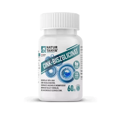 NATUR TANYA CINK-BISZGLICINÁT KAPSZULA 25MG 60X