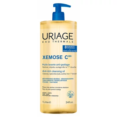 URIAGE XEMOSE C8+ TUSFÜRDŐ OLAJ SZÁRAZ BŐRRE 1000ML