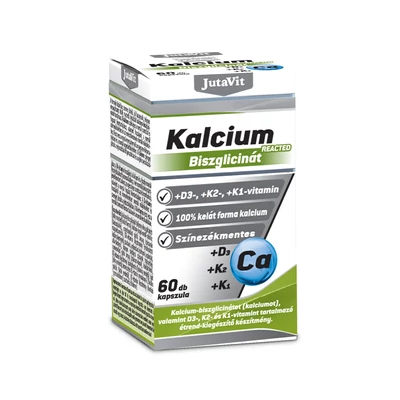 JUTAVIT KÁLCIUM-BISZGLICINÁT+D3+K2+K1 KAPSZULA 60X