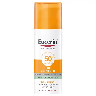 EUCERIN SUN OIL CONTROL NAPOZÓ-GÉL KRÉM ARCRA SPF50+ 50ML