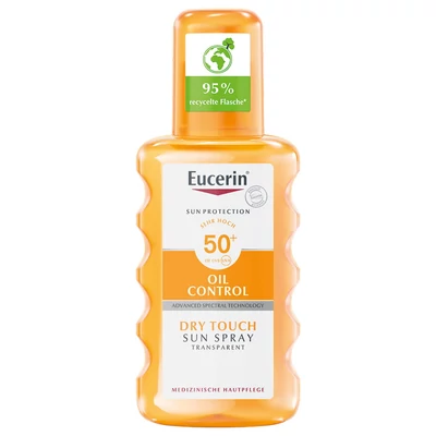 EUCERIN SUN OIL CONTROL DRY TOUCH SZÍNTELEN NAPOZÓ SPRAY SPF50 + 200ML