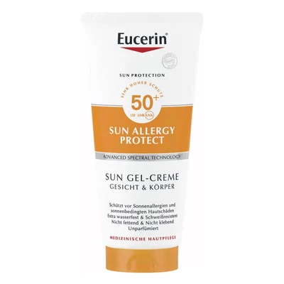 EUCERIN SUN ALLERGY PROTECT NAPALLERGIA ELLENI KRÉM-GÉL ARCRA ÉS TESTRE SPF50+ 200ML