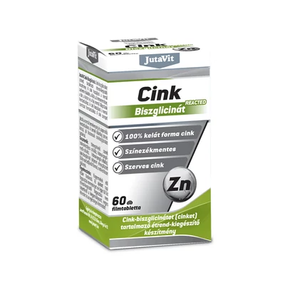 JUTAVIT CINK BISZGLICINÁT TABLETTA 60X