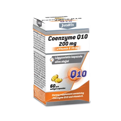 JUTAVIT Koenzim Q10 200 mg + E-vitamin 35 mg 60 kapszula