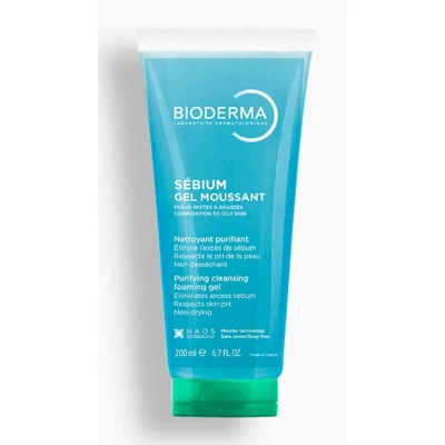 BIODERMA SEBIUM MOUSSANT HABZÓ GÉL 200ML