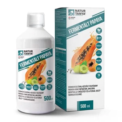 NATUR TANYA FERMENTÁLT PAPAYA ALMÁVAL 500ML