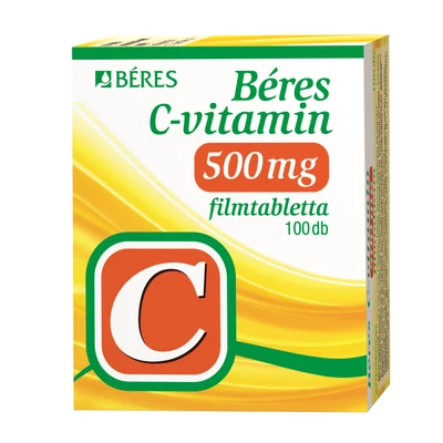 BERES C-VITAMIN 500 MG FILMTABL. 100X