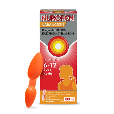 NUROFEN NARANCS 40MG/ML BELS.SZUSZP.GYERM. 100ML