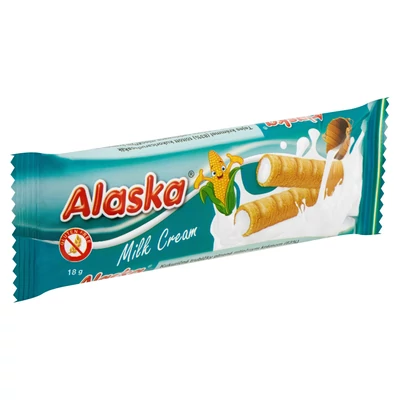 ALASKA TEJES KRÉMMEL (83%) TÖLTÖTT KUKORICARUDACSKÁK 18G