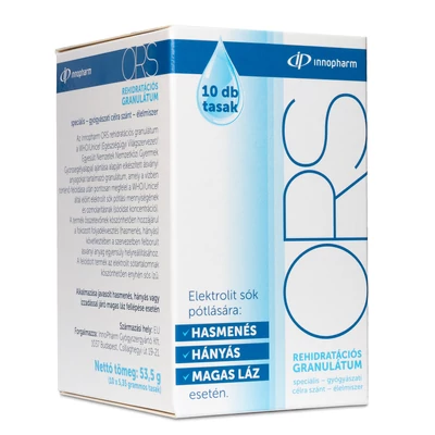 INNOPHARM ORS GRANULÁTUM REHIDRATÁLÓ 10X