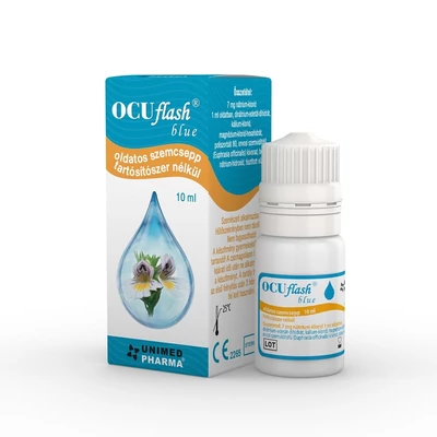 OCUFLASH BLUE OLDATOS SZEMCSEPP  10ML