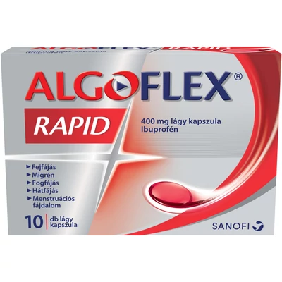 ALGOFLEX RAPID 400MG LÁGY KAPSZULA 10X