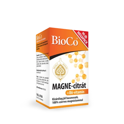 BioCo MAGNE-citrát + B6-vitamin MEGAPACK 90 db