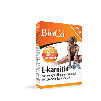 BioCo L-karnitin 500mg szerves kötésű krómmal 60 db