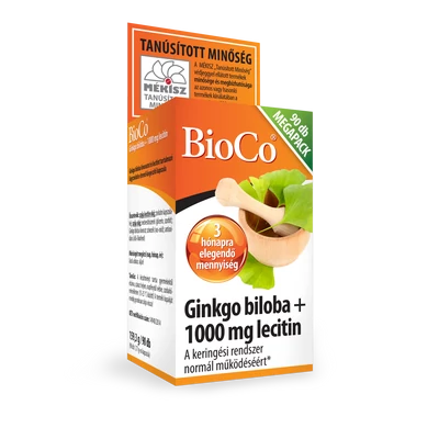 BioCo Ginkgo Biloba + 1000 mg Lecitin MEGAPACK 90 db