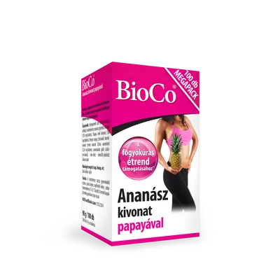 BioCo Ananász kivonat papayával MEGAPACK 100 db