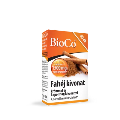 BioCo Fahéj kivonat krómmal és kapormag kivonattal 60 db